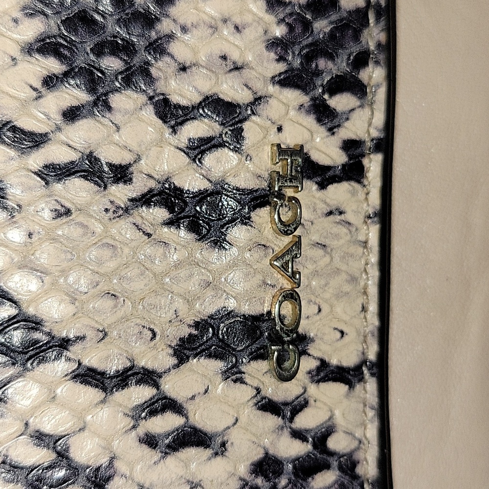 Coach Python Snakeskin Wallet - Picture 2 of 9